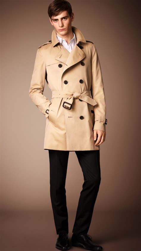 burberry trench coat man look|used burberry trench coat men.